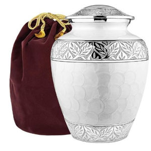 Best Selling Blue American Style Adult Human <b>Ashes</b> Urn Glossy Metal Cremation Burial Urn at Wholesaler Price - Product Image 5