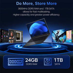 Ordinateur portable professionnel avec déverrouillage par empreinte digitale, AMD Ryzen 9 Quad Core, 24 Go, 1 To SSD+HDD, prise US, clavier rétroéclairé anglais, 144 Hz, neuf - Product Image 6