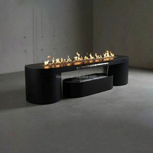 Fuente de Agua Personalizada de Acero Inoxidable con Efecto Cascada y Luz LED para Jardín, Villa, Hotel y Paisajismo - Product Image 1