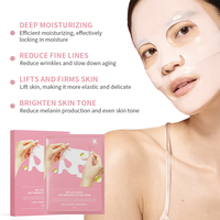 Masque de nuit hydrogel véritable hydratant en profondeur hydratant hydratant et blanchissant bio-collagène de nuit coréenne OEM ODM