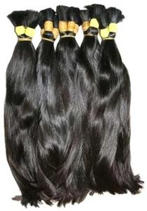 Cheveux Remy indiens à un tirage en vrac couleur de cheveux naturelle en vente entière cheveux indiens de haute qualité - Product Image 4