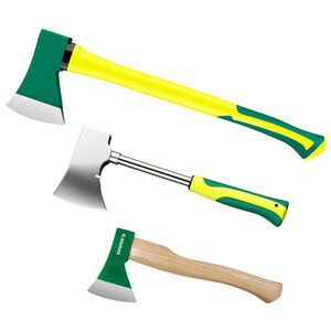 Hache à feu manuelle multifonction en acier au carbone pour camping, avec manche en bois, vente en gros pour la maison et le jardin - Product Image 1