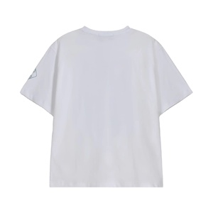 Camiseta Streetwear con diseño de patrón Camiseta con eslogan de tela de punto teñida Lisa Camiseta impresa al por mayor precio de descuento de moq bajo - Product Image 2