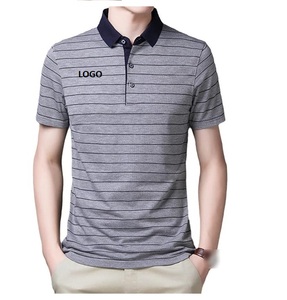 Polos al por mayor, camisetas personalizadas lisas en blanco, camisetas casuales estampadas de manga corta para golf, polos de poliéster Spandex para hombres - Product Image 6