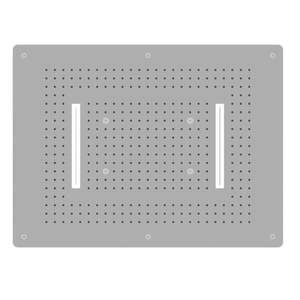 Cabezal de ducha LED Instalación de techo empotrada Material de cascada rectangular de acero inoxidable Producto de iluminación de tocador de baño - Product Image 2