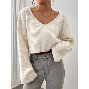 Women's Handmade Ribbed Long Sleeve <b>Cardigan</b> <b>Sweater</b>-Breathable Warm Fashion Print Button Design - Product Image 3