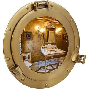 New Low Price Wholesale Supplier of Nautical Aluminum Round Shape Red Color <b>Porthole</b> with <b>Mirror</b> Supply and Exporter - Product Image 5