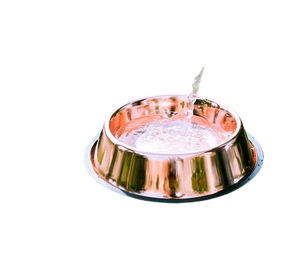 ชามผสมอาหารสุนัขทรงกลมทำจากสแตนเลสชามผสมอาหารสุนัขสีเงินไม่รวม - Product Image 2