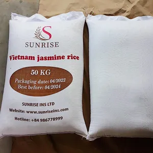 Riso bianco gelsomino Vietnam In sacchetto PP con prezzo economico (Mobile/ Wa: + 84986778999 David)