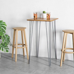 CHB68038-Industrial Design Iron Hairpin Table Legs 102cm High for Dining Hotel Hospital Furniture Cast Aluminium Material - Product Image 1