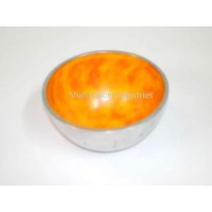 Impresionante Frutero de aluminio decorativo con esmalte verde, la mejor forma para el hogar y la boda, cuencos para servir comida - Product Image 3