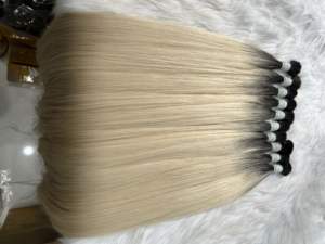 Cheveux Ombre Longs Raides En Vrac Cheveux Humains Vierges Vietnamiens Cuticules Alignées Vendeur En Gros - Product Image 5