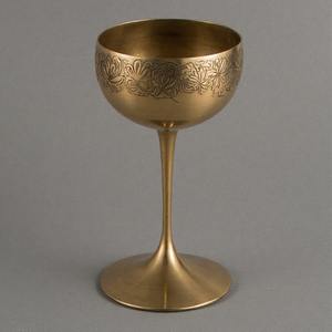 CelestiCup Cáliz Sagrado de Latón Antiguo Copa de Vino de Comunión Hecha a Mano Copa Vintage para Iglesia y Ceremonias Espirituales - Product Image 6