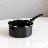 Casserole en acier inoxydable triple couche, casserole à lait, couvercle en acier, très petite, compatible induction, antiadhésive, corps à 3 couches, 100% pur, sans toxines