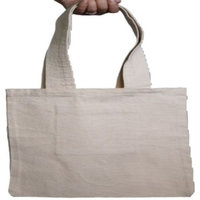 Tas Selempang Mini Fashion Grosir Bahan Katun Berkualitas Tinggi Kanvas Bergaris Wanita Tas Belanja Ramah Lingkungan Daur Ulang