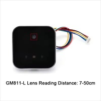 Módulo Escáner de Código de Barras USB UART Serie GM811, Lector 1D QR PDF417 para Android, Windows, Arduino GM811-L S NFC