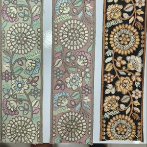 Ajuste de encaje floral de diseñador lujoso para ropa y zapatos de boda de gama alta Patrones intrincados elegantes detallados para bolsos - Product Image 1