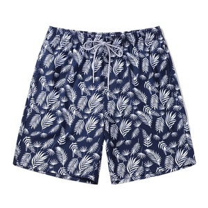 Pantalones cortos de playa ligeros de alta calidad 100% poliéster sublimación que absorbe la humedad pantalones cortos de baño para hombres con forro de malla DDP envío - Product Image 1