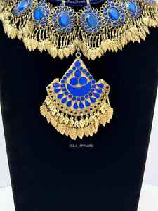 OEM/ODM Customized Vintage Stainless Steel Afghan Kuchi <b>Jewellery</b> <b>Sets</b> Wedding Wear Tikka Earrings Necklace for <b>Women</b> Parties - Product Image 5