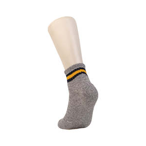 Stylish Crew Cut Athletic <b>Socks</b> for <b>Men</b> with Soft <b>Ribbed</b> Texture Ideal for Outdoor Sports Running Gym and Daily Comfort - Product Image 4