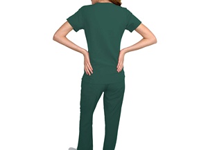 Uniformes médicos de primera calidad a precio de fábrica para mujer y hombre, conjunto de uniformes médicos, top y pantalones, venta al por mayor. - Product Image 4
