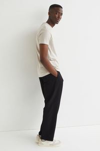 Algodón puro Color liso Venta al por mayor Camiseta de cuello redondo personalizada - Product Image 2