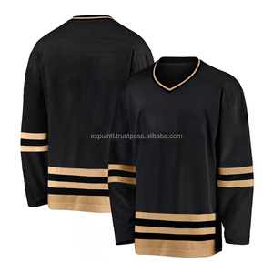 Jersey de hockey sobre hielo personalizado de alta calidad, venta al por mayor de fábrica, ropa deportiva de gran oferta con nombre de equipo OEM, hockey sobre hielo sublimado - Product Image 1