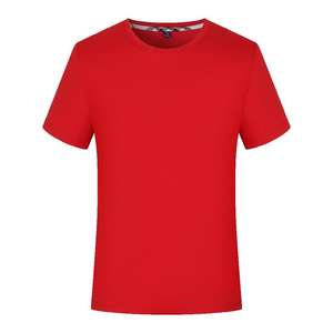 Venta al por mayor personalizado su logotipo de marca 95 algodón 5 Spandex camiseta en blanco hombres camiseta lisa Casual camiseta para hombres - Product Image 1