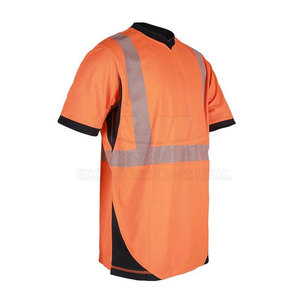 Camisetas de Trabajo Reflectantes de Alta Visibilidad para Hombre, Uso Industrial y de Construcción, Certificación CE - Product Image 5