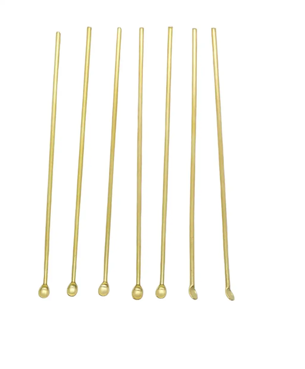 Ear Cleaning Special Gold Pattern Set 12 pcs Ear Cleaner Kits Brass Earpick Earwax Remover Spoon Spiral Ear Cleaning Tool