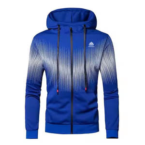 ชุดวอร์มมีซิปสำหรับผู้ชายผ้าคอตตอนดีไซน์ใหม่เสื้อผ้าแนวสตรีทมีฮู้ดสำหรับฤดูหนาวไซส์ใหญ่พิเศษลายพื้น - Product Image 5