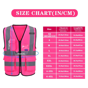 Hi Vis chaleco impermeable respetuoso con el medio ambiente transpirable lona reflectante fluorescente al aire libre seguridad construcción chaleco - Product Image 2
