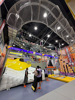 Équipement de centre de divertissement familial, aire de jeux intérieure commerciale personnalisée, jeux d'éveil, piscine à balles, carrousel pour enfants