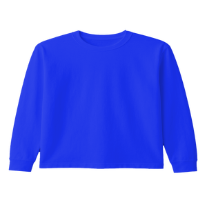 Camiseta Unisex de Manga Larga, Corte Regular, 100% Algodón, Diseño Casual, Estampado Digital Sólido, 180g, Transpirable y Ecológica - Product Image 1