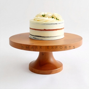 แท่นวางขนมทำจากไม้แบบพรีเมี่ยม | แท่นโชว์เค้กแบบเรียบง่ายสำหรับงานแต่งงานงานเลี้ยงวันเกิด | เป็นมิตรกับสิ่งแวดล้อม - Product Image 6