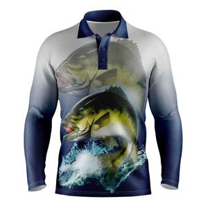 Sublimación personalizada de secado rápido de manga larga Polo ropa de pesca UV protección solar camisa de pesca - Product Image 4