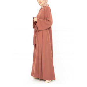 Abaya ชุดเดรสยาวสำหรับผู้หญิง,ป้ายชื่อส่วนตัวแบบกำหนดเองขายส่ง - Product Image 4
