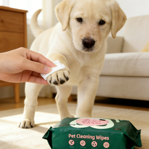 Lingettes humides <span class=keywords><strong>pour</strong></span> animaux de compagnie biodégradables/en bambou, hypoallergéniques, douces et durables, nettoyage en douceur <span class=keywords><strong>pour</strong></span> chiens et chats, multi-usages, fabrication OEM/ODM - Product Image 2