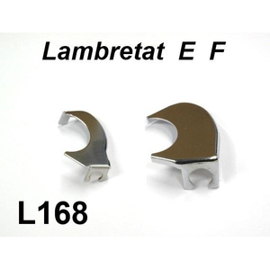 Cubiertas cromadas para manillar, palanca de cambios y mecanismo de aceleración Lambretta E + F - Product Image 1