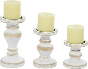 Candelabro de Madera Antiguo Hecho a Mano, Venta al por Mayor Personalizada, Acabado Mate, Candelabro de Madera Maciza de Alta Calidad - Product Image 3