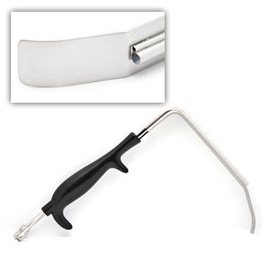 Retractor Manual para Aumento de Senos CE Tebbetts con Luz de Fibra Óptica Integrada, Tubo de Succión, Acero Inoxidable No Magnético - Product Image 5