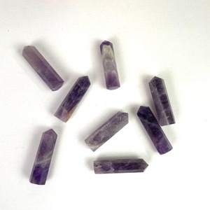 Tour de crayons en améthyste polie artisanale de qualité supérieure en gros avec des propriétés métaphysiques pour les objets de collection d'art MUNTAHA AGATE - Product Image 5