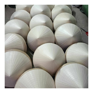 Sombrero cónico de hoja de palma de bambú estilo Vietnam, sombrero de paja de protección solar, ideal para agricultura, jardinería, festivales, eventos culturales - Product Image 3