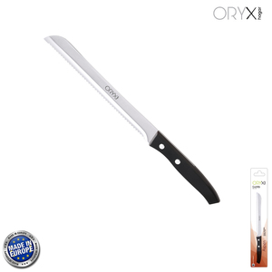 Coltello Aspen Panero con Lama in Acciaio Inossidabile 19 cm. Nero - Product Image 1
