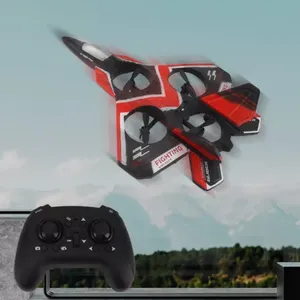 Avión a reacción RC de 3 velocidades con un botón Flip Air Press MU Drone EPP Avión de control remoto para principiantes y voladores experimentados - Product Image 1