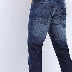 Men's Customized Regular Casual Streetwear High Street <b>Jeans</b> Breathable Eco-Friendly Lightweight Canvas Reasonable Trousers - Product Image 6