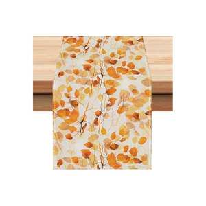 Dernière conception de chemin de table en pur coton imprimé personnalisé tissé brodé au prix de gros - Product Image 1