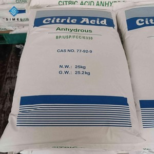 กรดซิตริกเกรดอาหารสำหรับตัวแทนรสเปรี้ยว CAS 77-92-9 25กก. - Product Image 5
