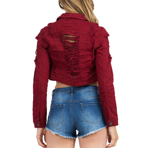 Los Mejores Fabricantes y Proveedores de Chaquetas Vaqueras Cortas para Mujer, Chaqueta Vaquera Corta Elegante y Cálida para Invierno para Damas 2026 - Product Image 2