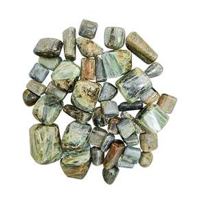 Piedras caídas de cianita azul a granel al por mayor, cristales curativos pulidos naturales para meditación y decoración de energía Reiki - Product Image 1